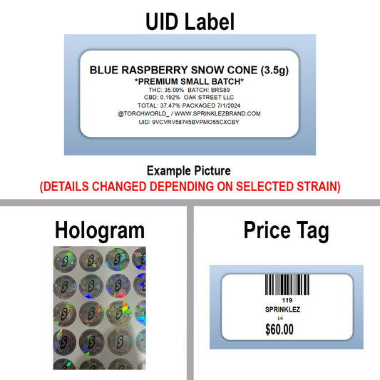 Deep Fried Honey Bomb Marshmallow 3.5g Mylar Bags Sprinklez Torch World (made-to-order)