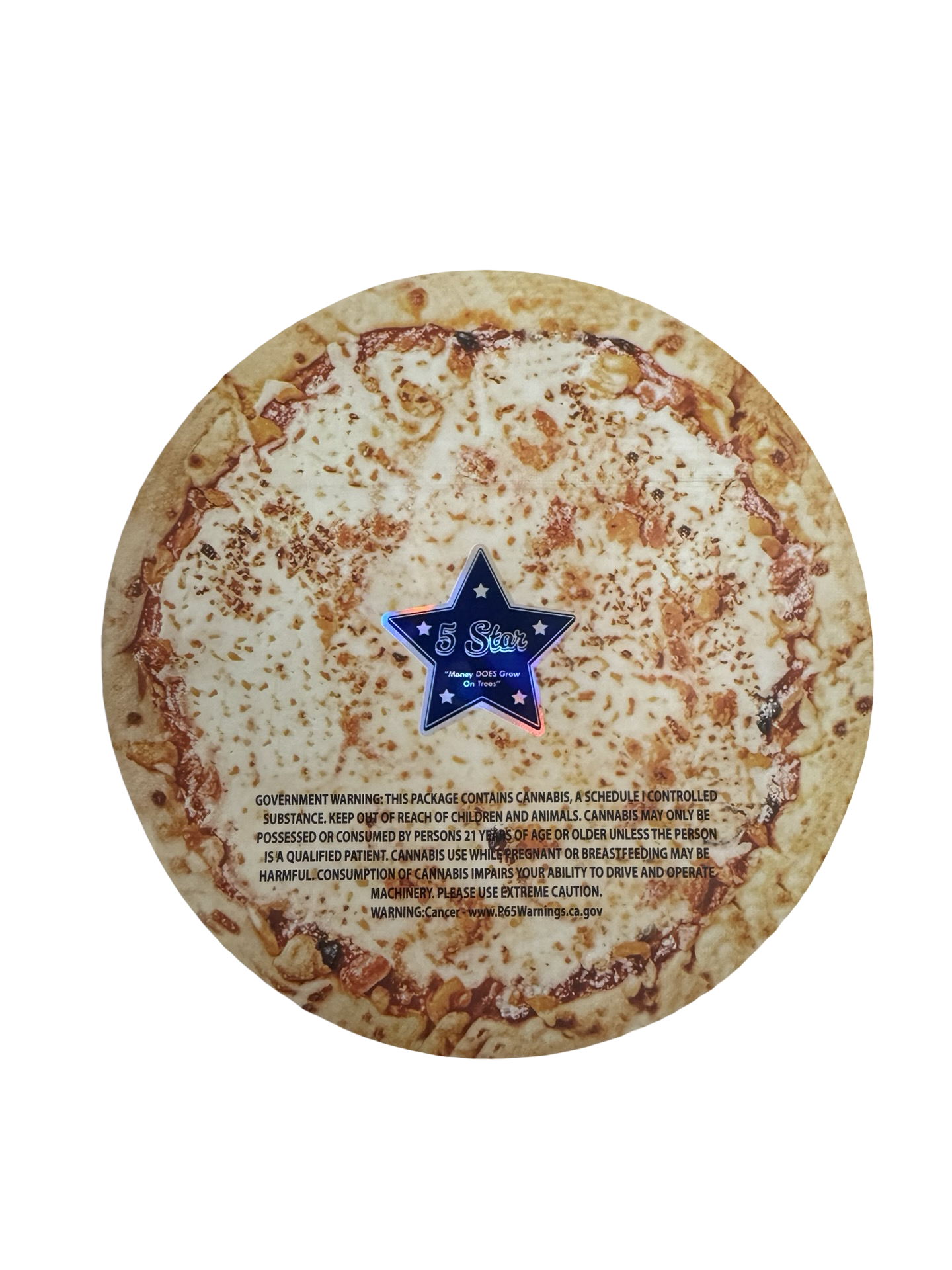 Turtles 3.5g Mylar Bags 5 Star back