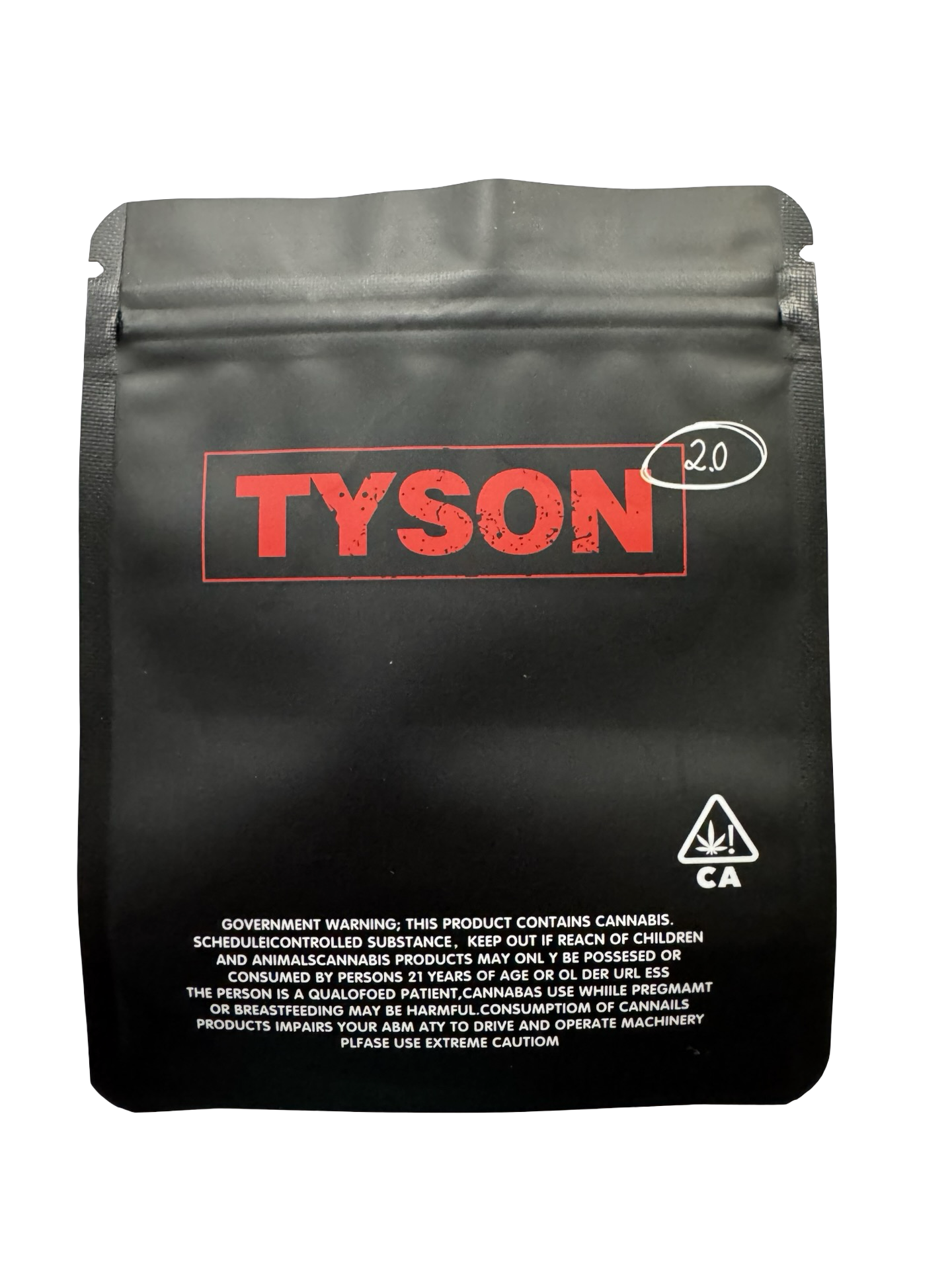 Tyson 2.0 (original) Mylar Bags 3.5g Tyson 2.0