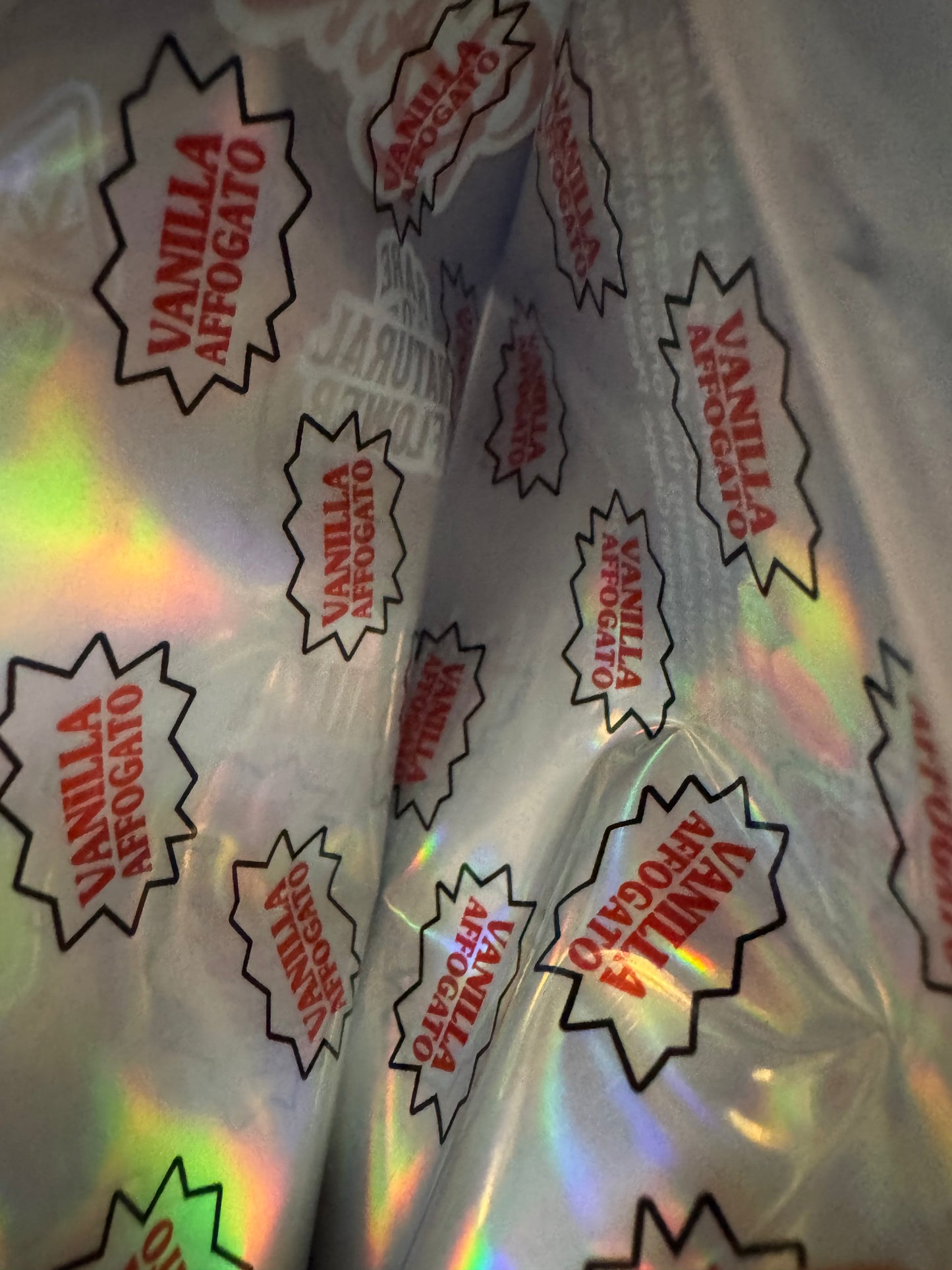 Vanilla Affogato Mylar Bags 3.5g The Rare interior print