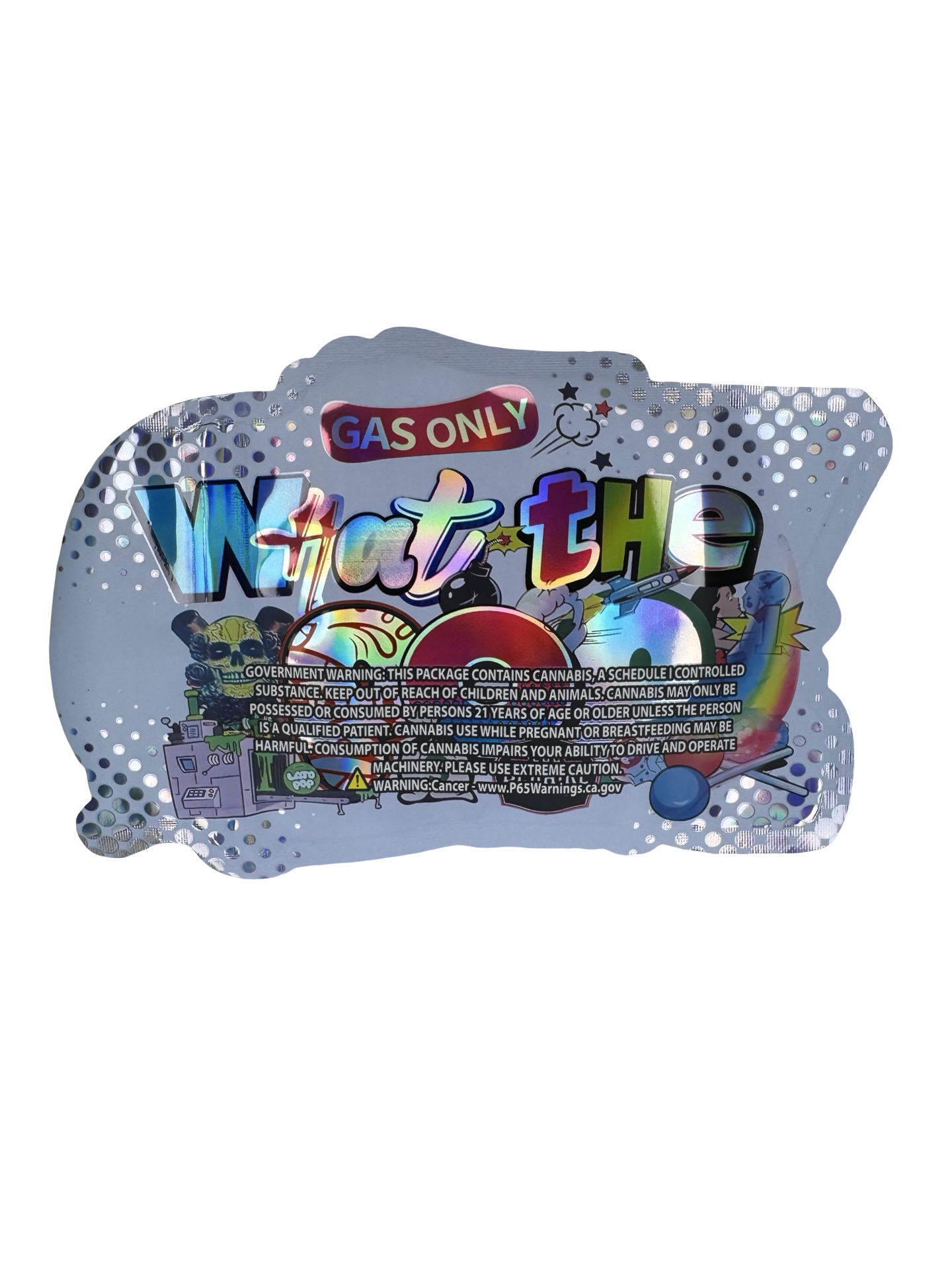 What the Pop 3.5g Mylar Bags High Tolerance back