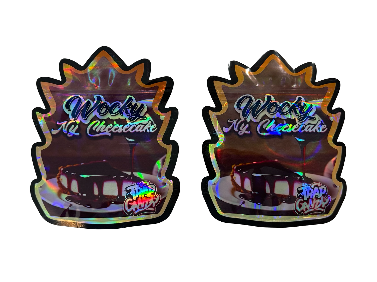 Wocky New York Cheesecake Mylar Bags 3.5g Trap Candy