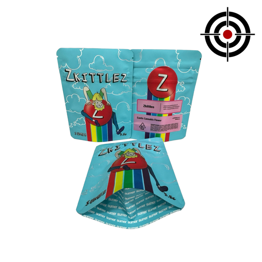 Zkittlez Mylar Bags 3.5g Sumer — 3.5g — pre‑printed mylar bag — front