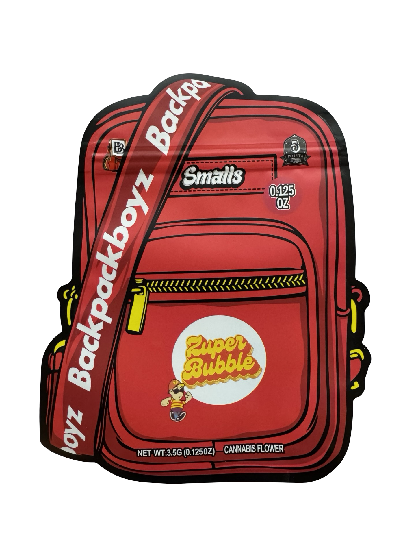 Zuper Bubble Smalls Mylar Bags 3.5g Backpack Boyz