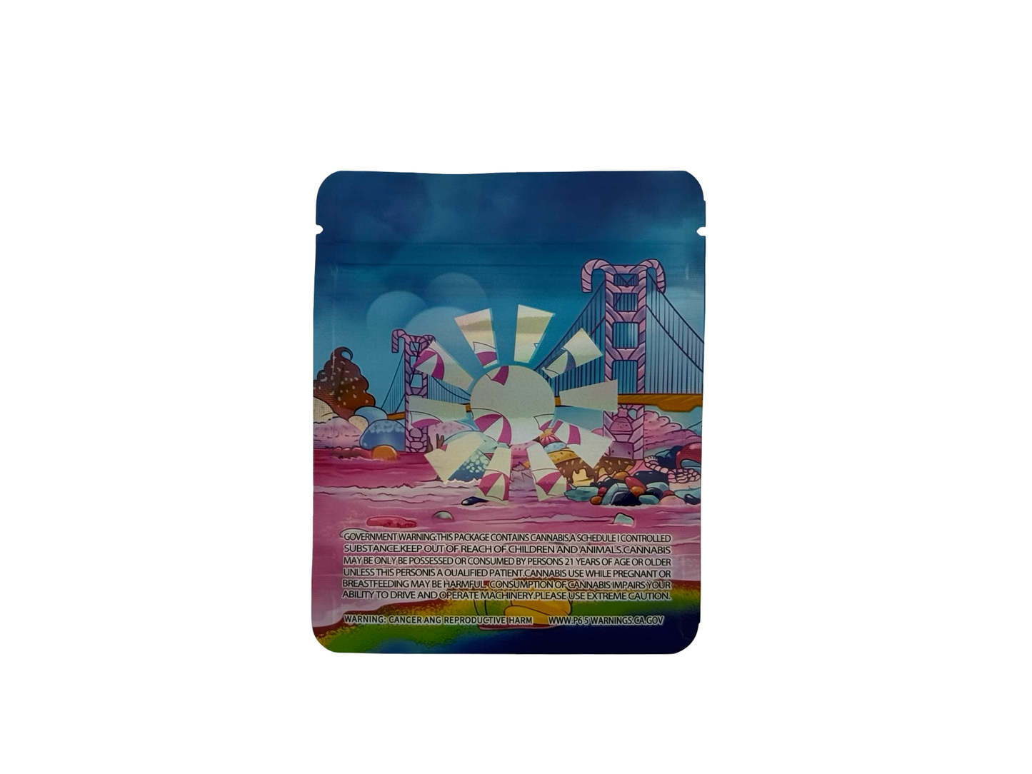 Candy Beach 3.5g Mylar Bags Deep In The Bag — back