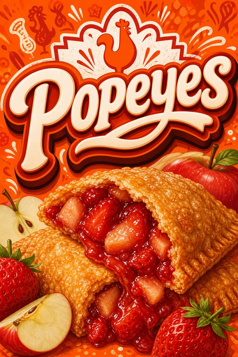 Popeyes custom 6x9 pound bag sticker / turkey-bag flavor label