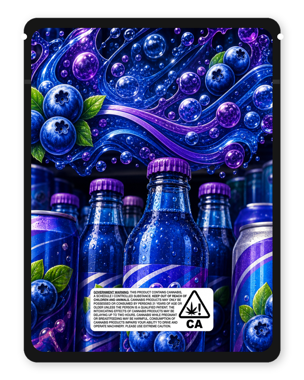 Blueberry Soda — Back