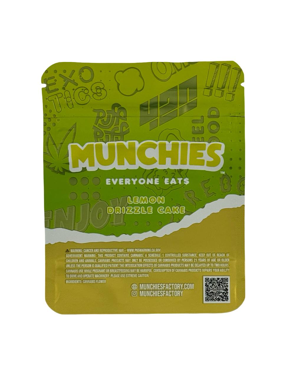 Lemon Drizzle Cake 3.5g Mylar Bags Munchies