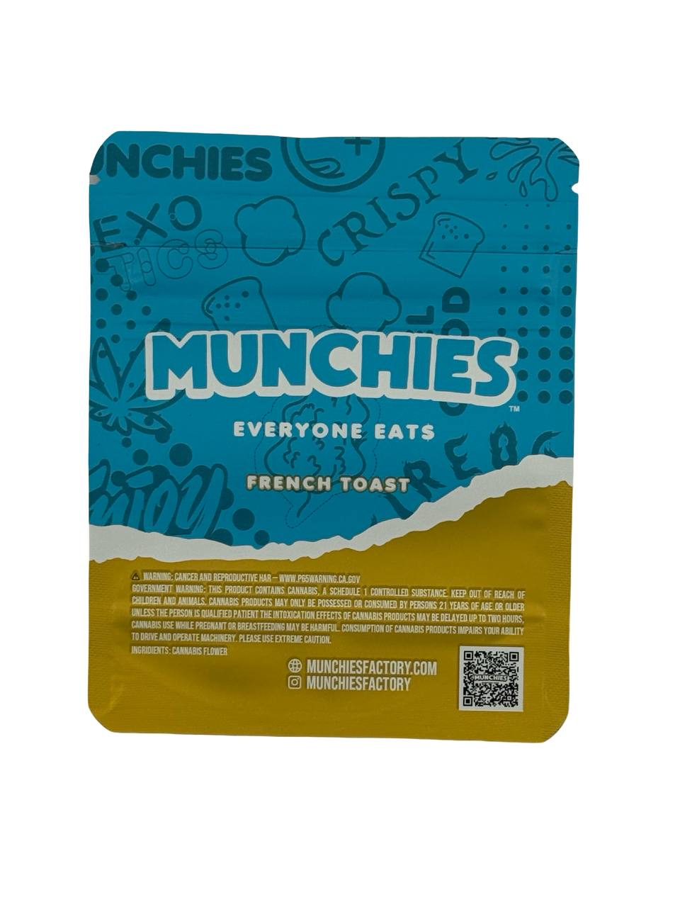 French Toast 3.5g Mylar Bags Munchies