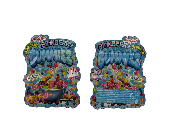 Pinkberry Gummiez mylar bag