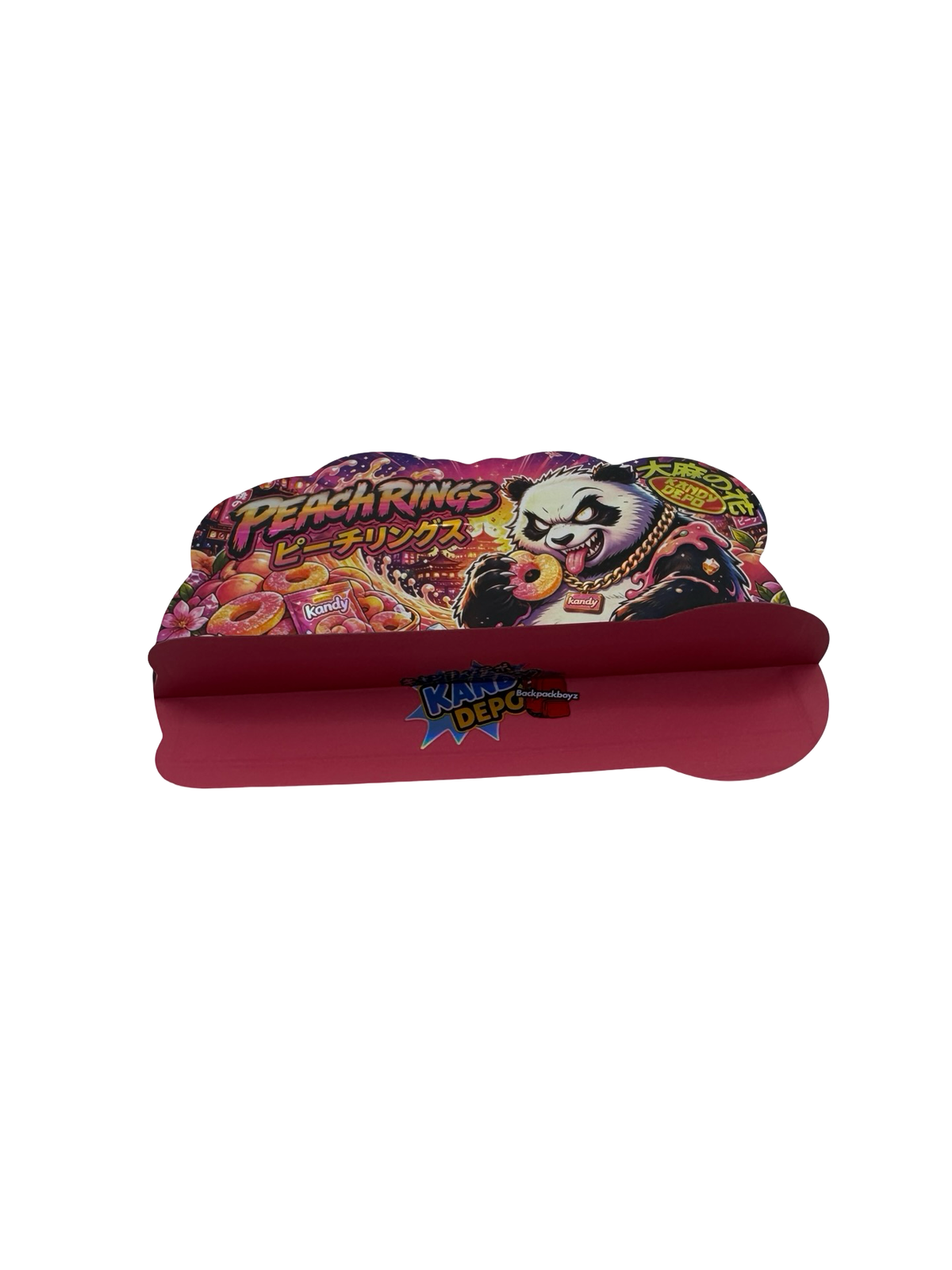 Peach Rings Kandy Depo mylar bag printed gusset