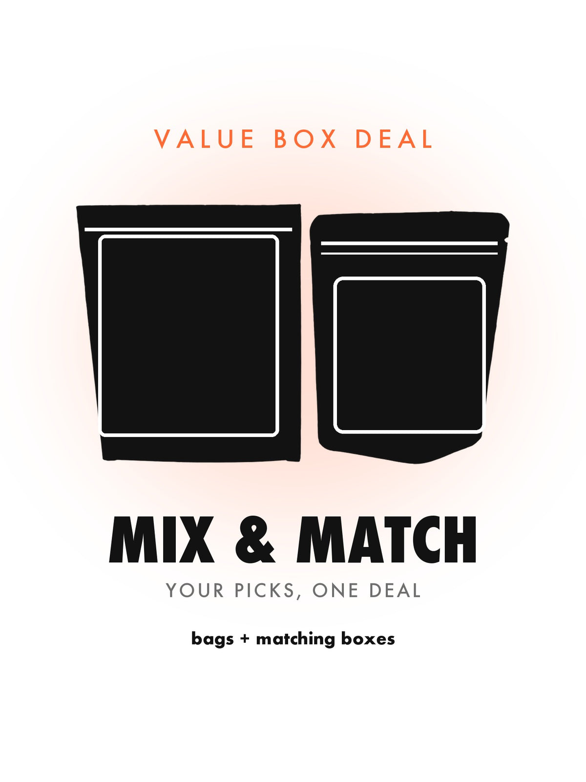 Value Box Mix & Match deal — your picks, one deal