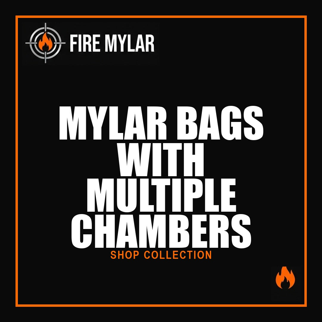 MYLAR BAGS WITH MULTIPLE CHAMBERS