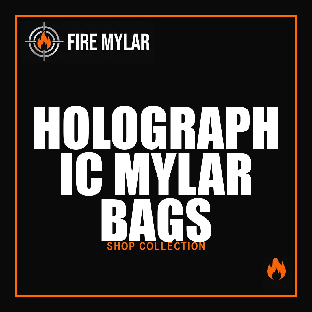 HOLOGRAPHIC MYLAR BAGS