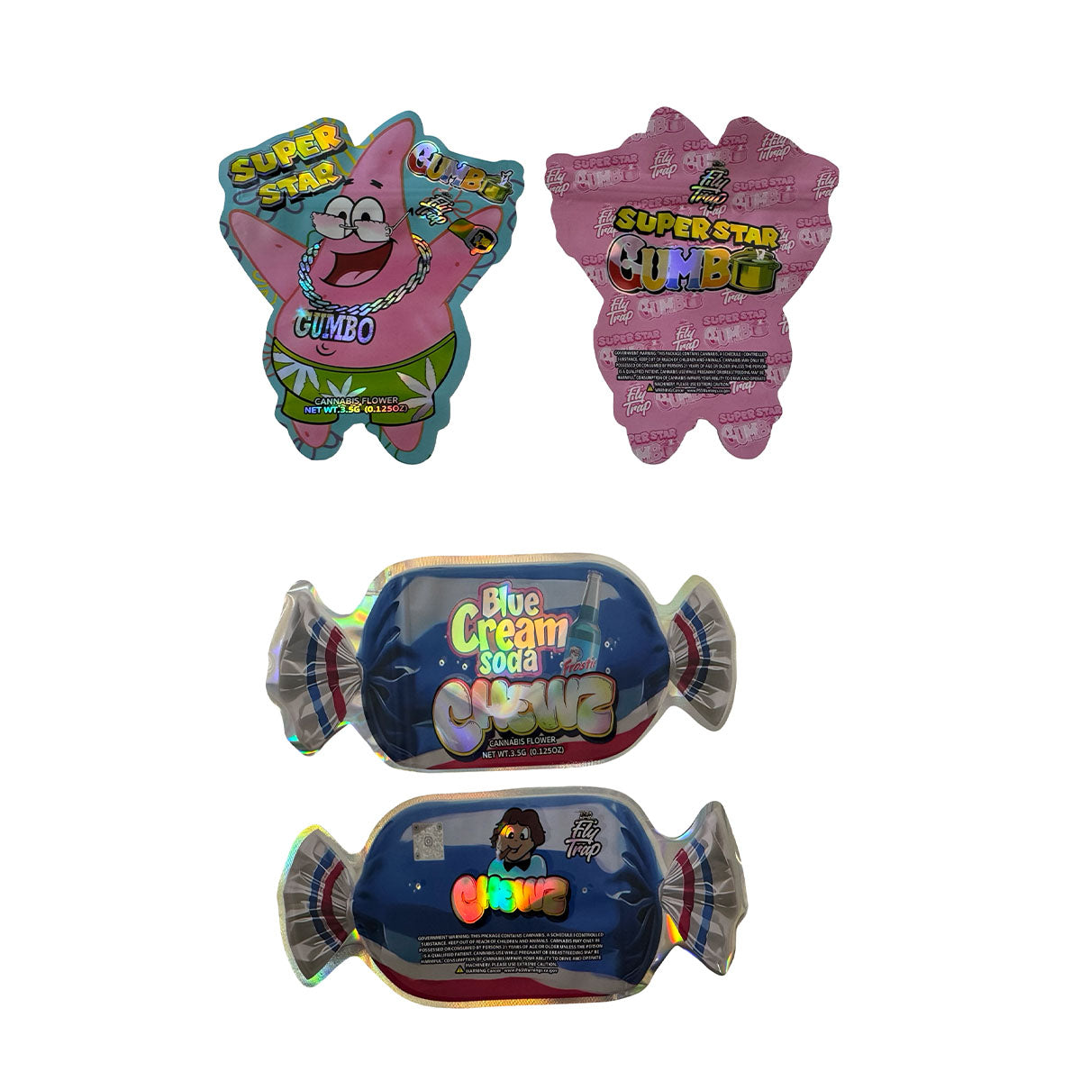 Fly Trap Mylar Bags Collection