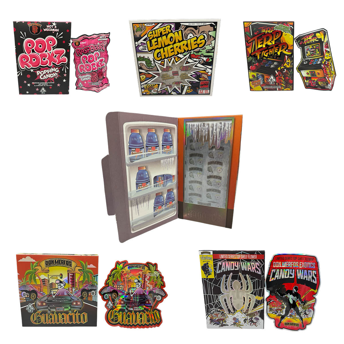MYLAR BAGS WITH BOXES