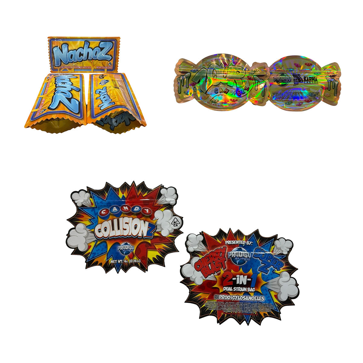 Prodigy LA Los Angeles Mylar Bag Collection