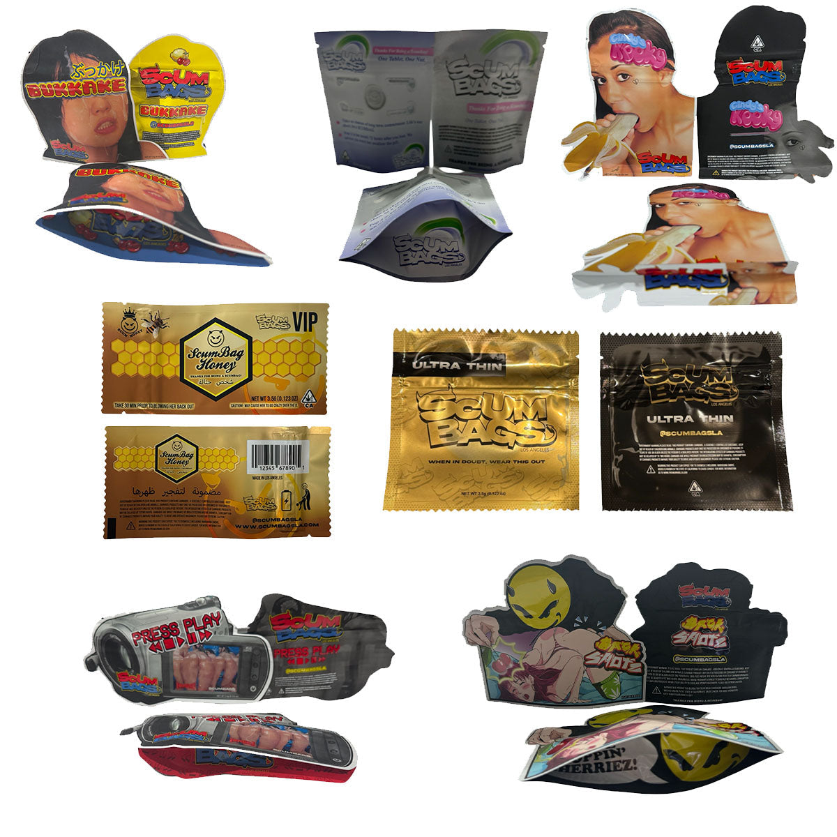 Scum Bags Mylar Bags Collection