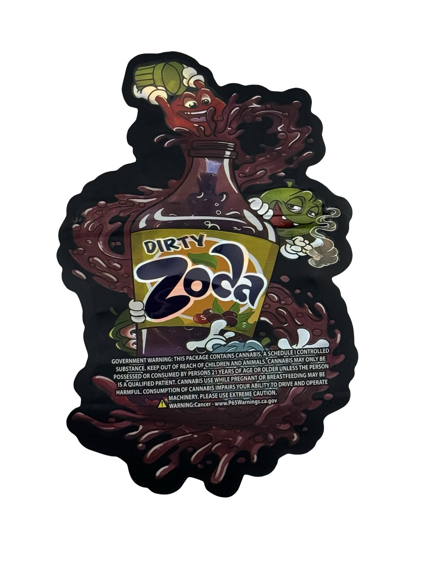 Dirty Zoda 3.5g Mylar Bags Joke's Up