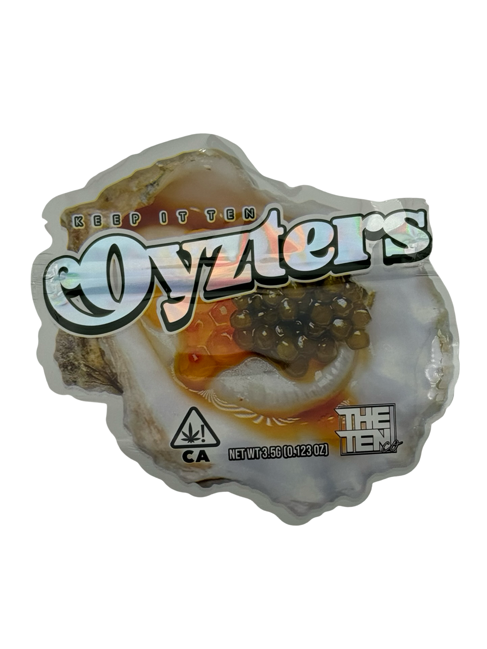 Oyzters 3.5g Mylar Bags Ten Co