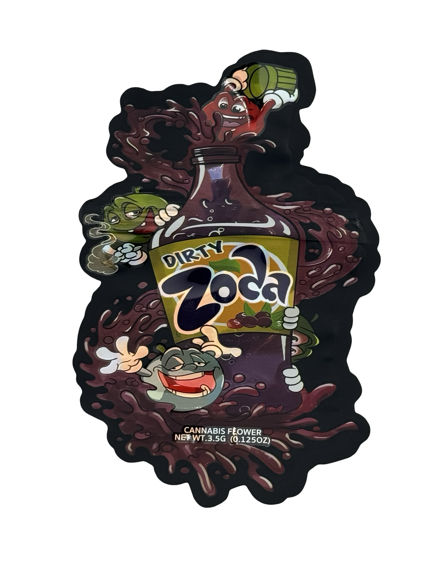 Dirty Zoda 3.5g Mylar Bags Joke's Up