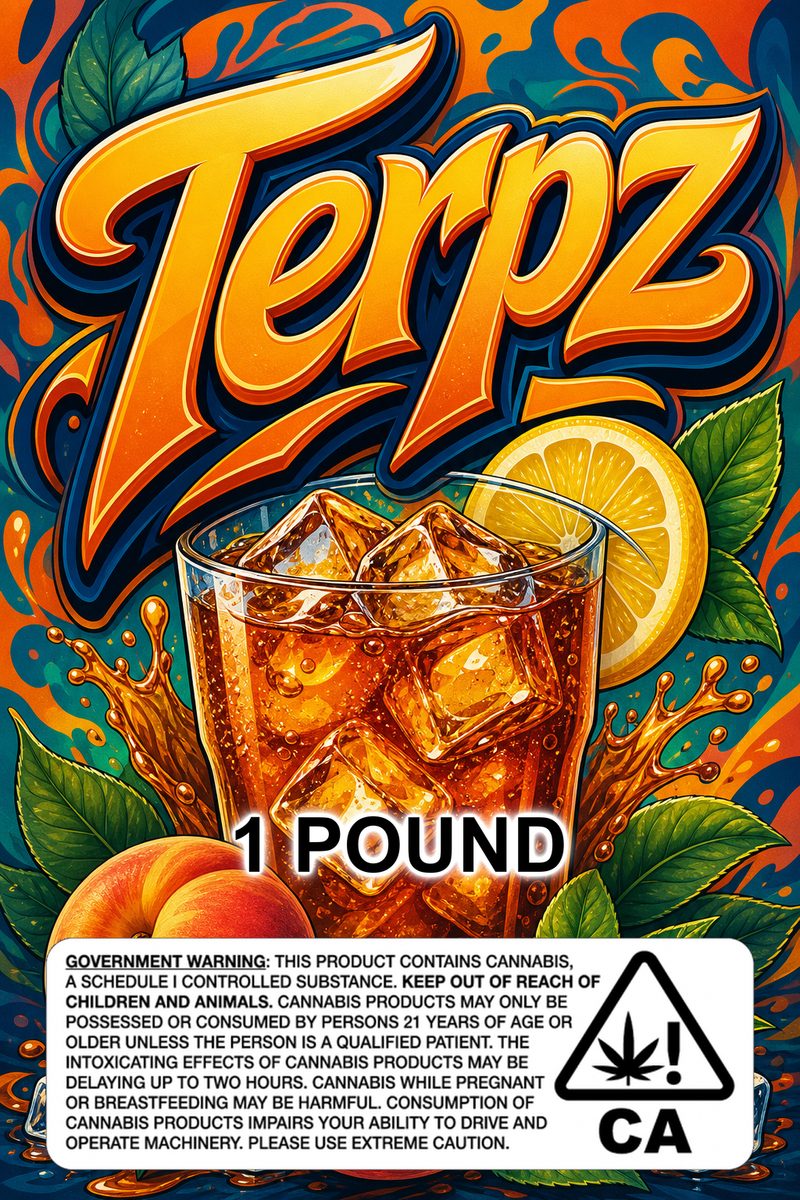 Terpz custom 6x9 pound bag sticker / turkey-bag flavor label