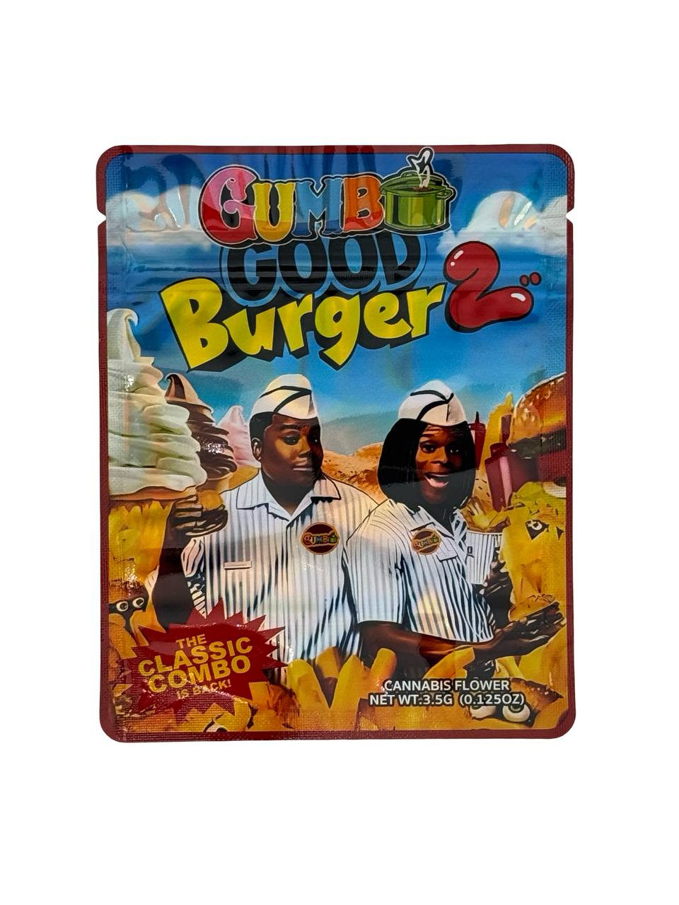Good Burger 2 3.5g Mylar Bags Gumbo