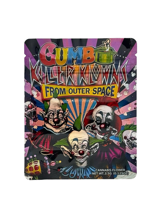 Killer Klowns From Outer Space 3.5g Mylar Bags Gumbo