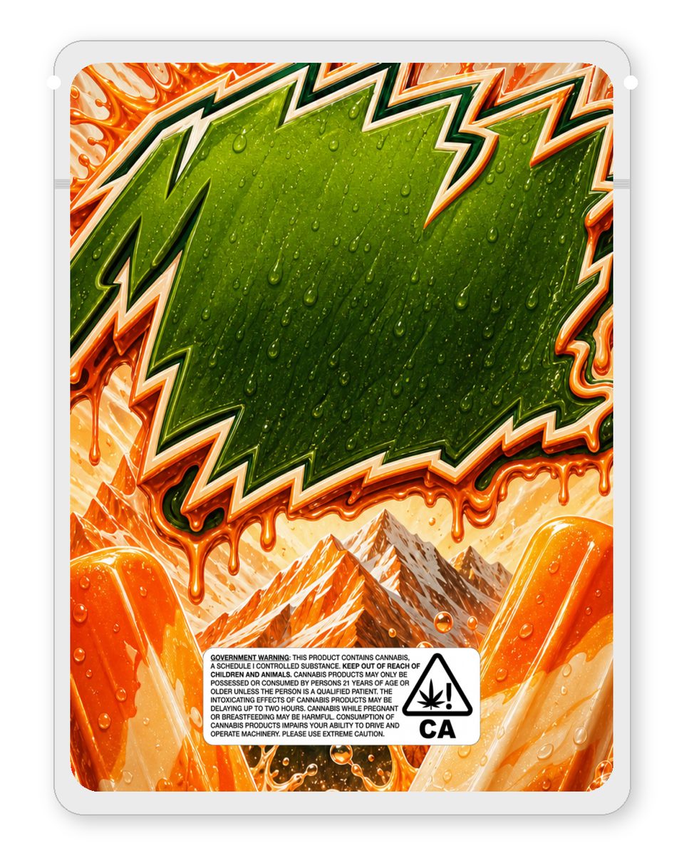 MTN ZA Orange Cream Soda custom 4"x5" mylar bag design (back)