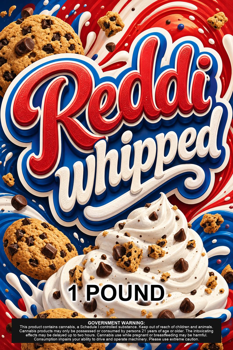 Reddi whipped custom 6x9 pound bag sticker / turkey-bag flavor label