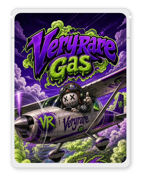 Veryrare gas custom 4"x5" mylar bag design (front)