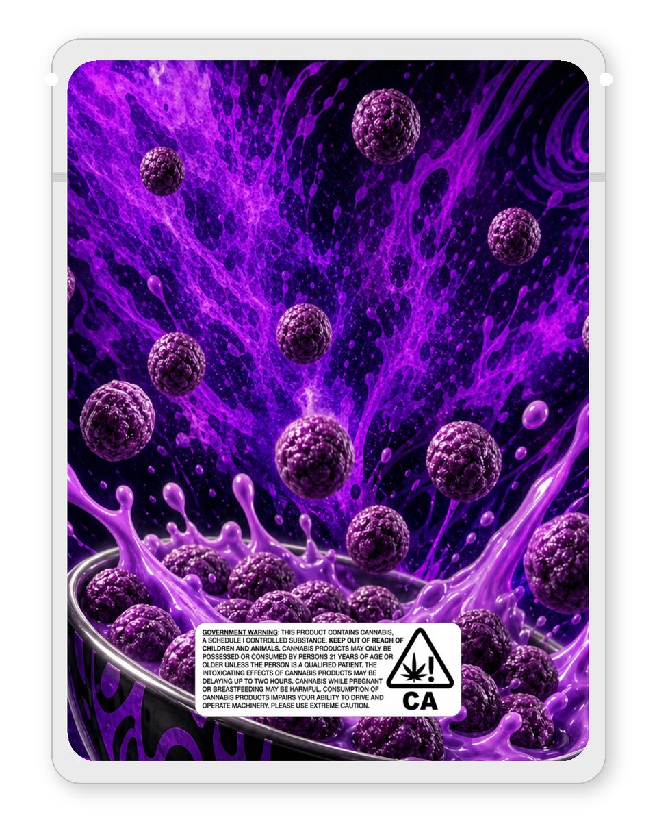 Wocky Nuggs custom 4"x5" mylar bag design (back)