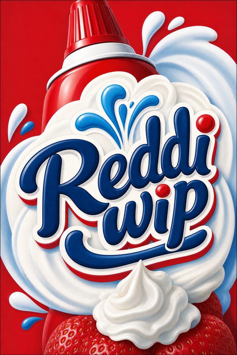 Reddi wip custom 6x9 pound bag sticker / turkey-bag flavor label