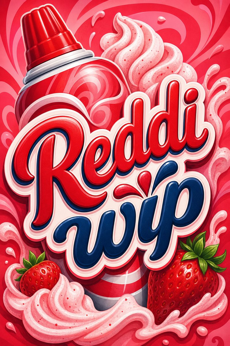 Reddi wip custom 6x9 pound bag sticker / turkey-bag flavor label