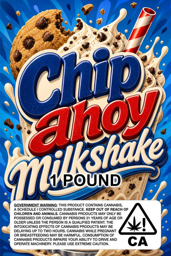Chip ahoy milkshake custom 6x9 pound bag sticker / turkey-bag flavor label