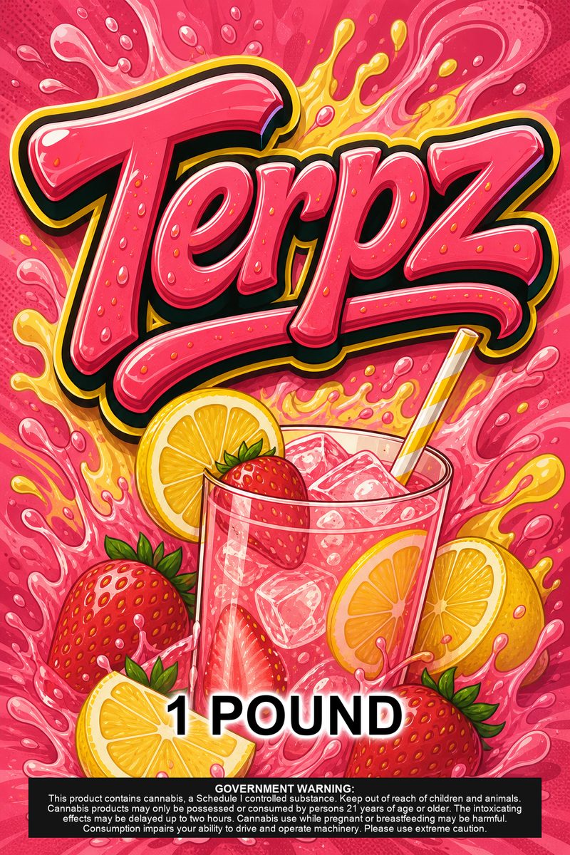 Terpz custom 6x9 pound bag sticker / turkey-bag flavor label