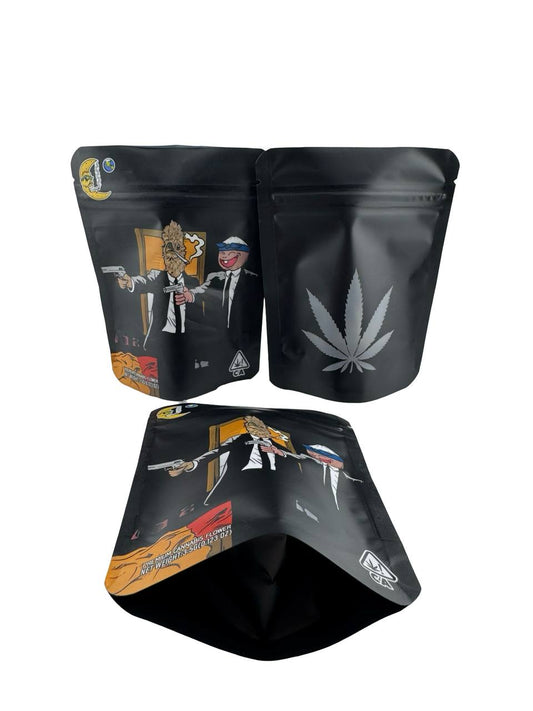 Haupia x Silky 3.5g mylar bags three-bag composite — viewing window pouch, Silky brand