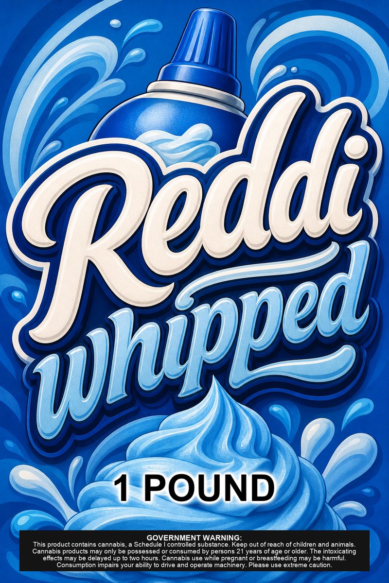 Reddi whipped custom 6x9 pound bag sticker / turkey-bag flavor label