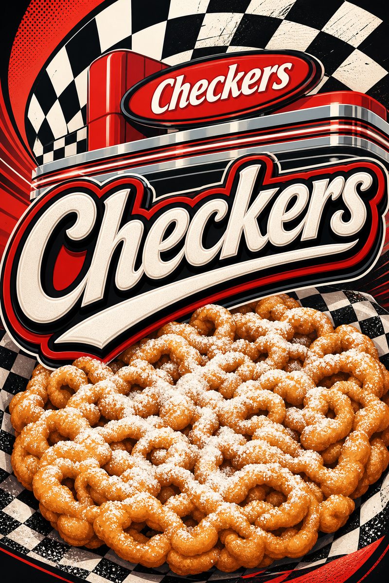 Checkers custom 6x9 pound bag sticker / turkey-bag flavor label