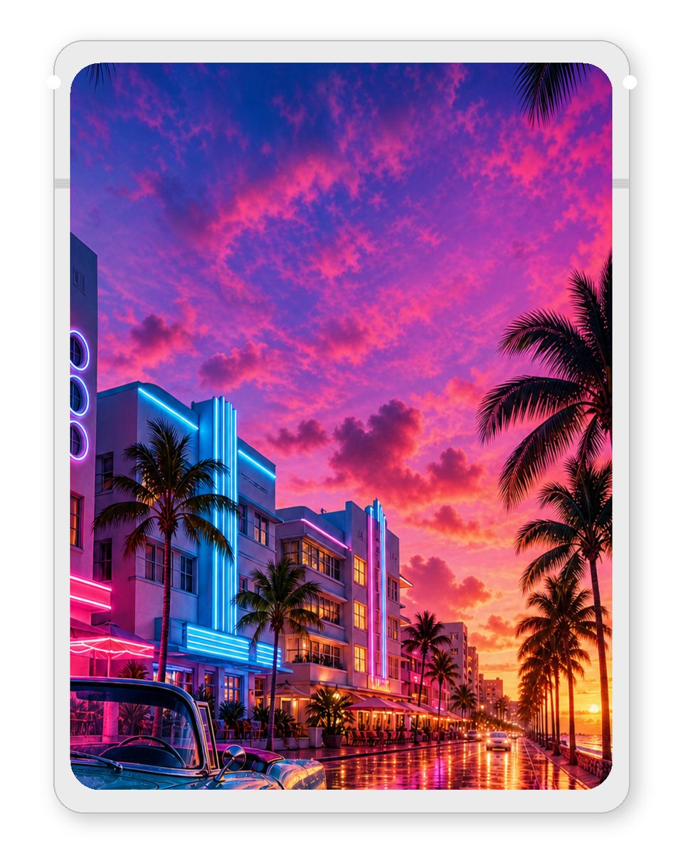 COLLINS AVE custom 4"x5" mylar bag design (back)
