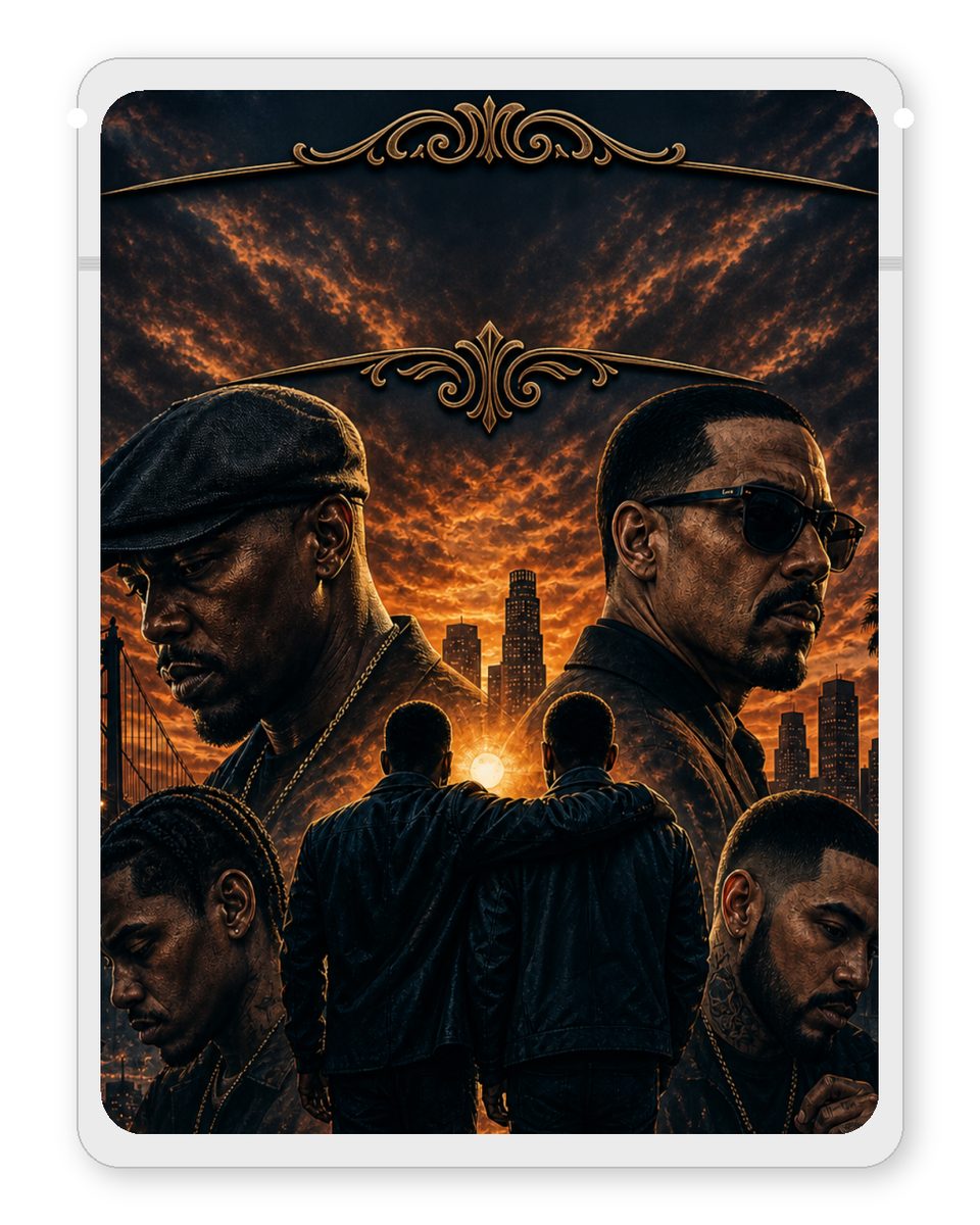 BROTHERHOOD custom 4"x5" mylar bag design (back)