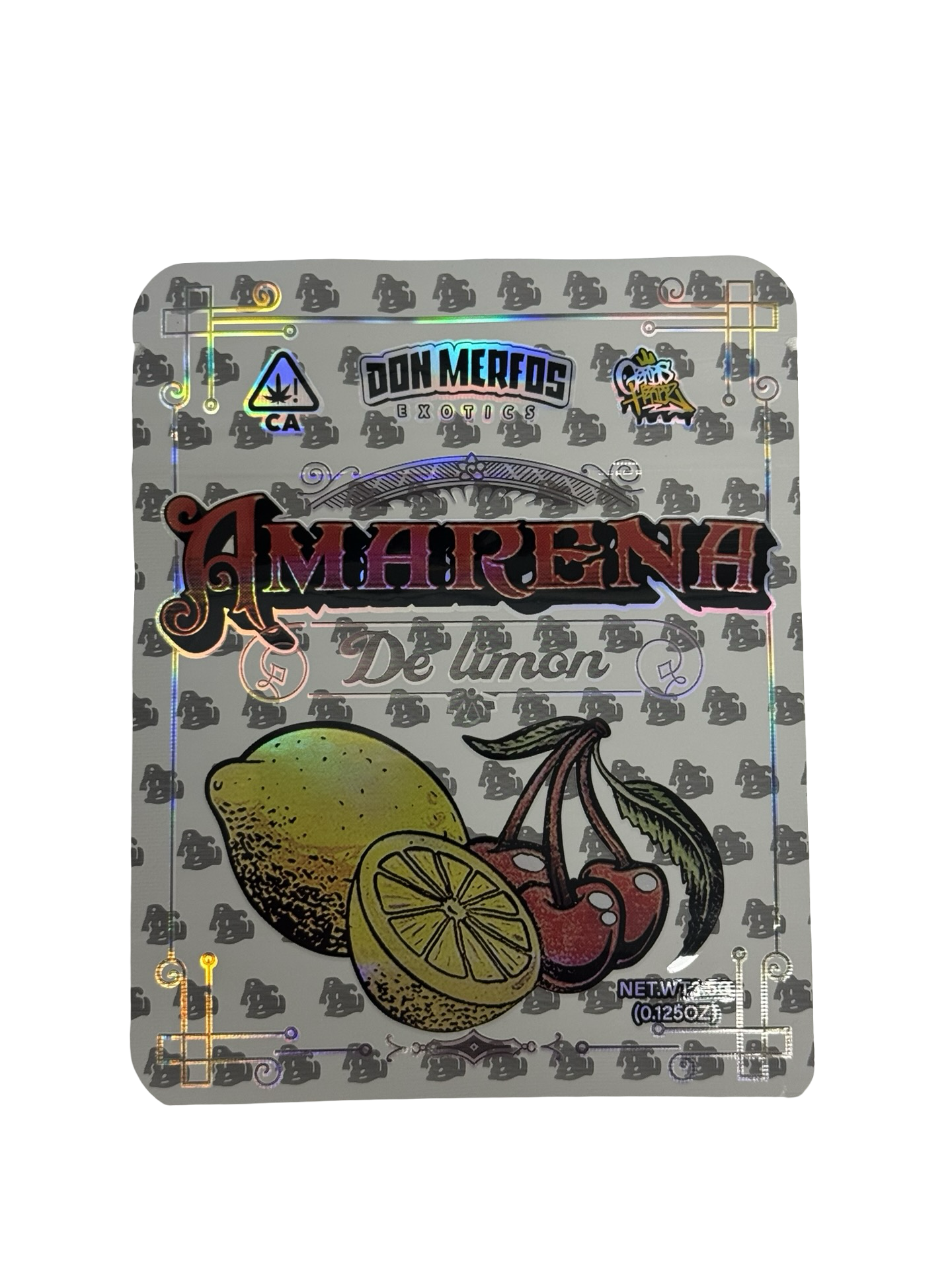 Amarena 3.5g Mylar Bags Don Merfos front