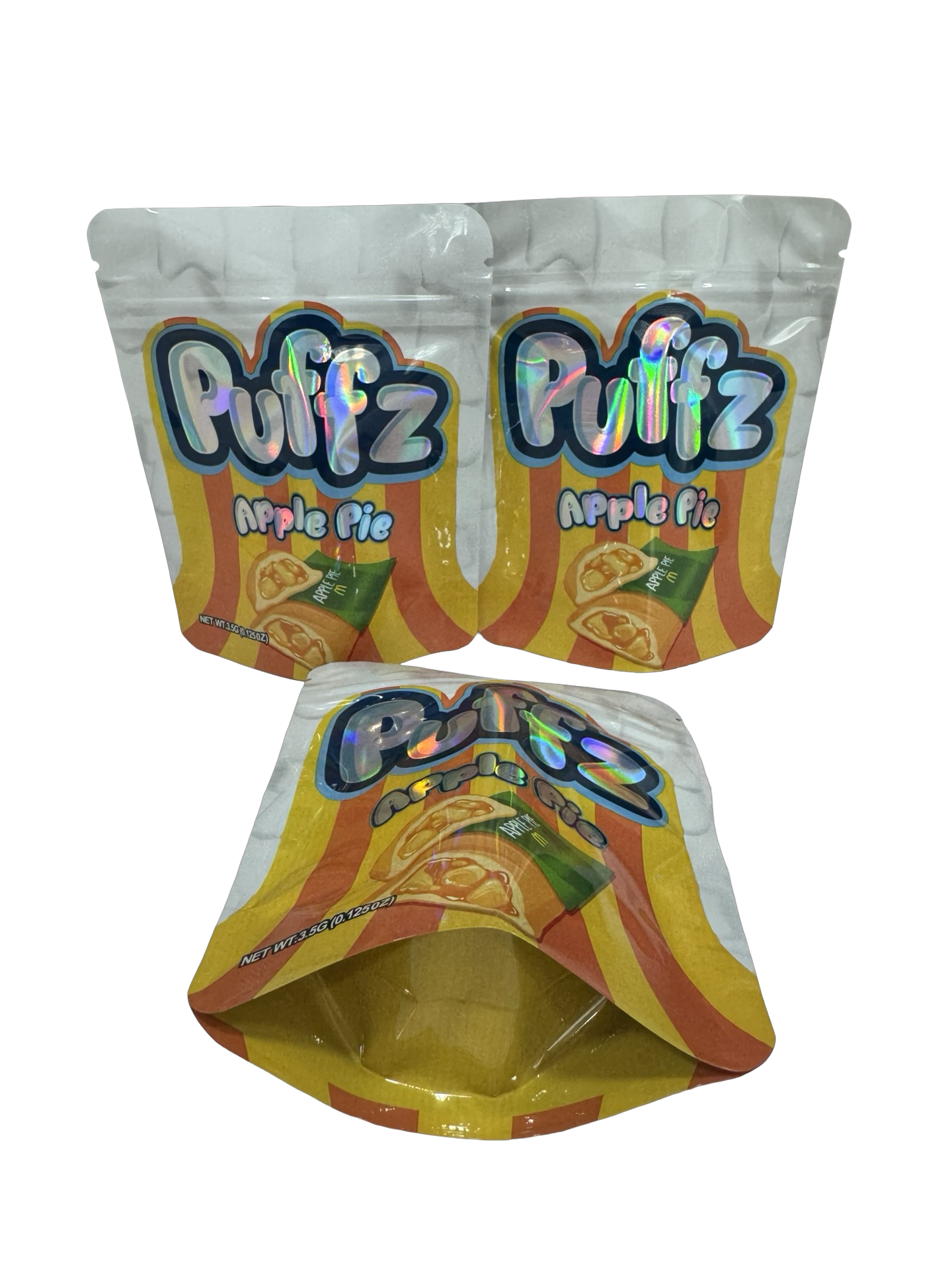 Apple Pie Mylar Bags 3.5g Puffz