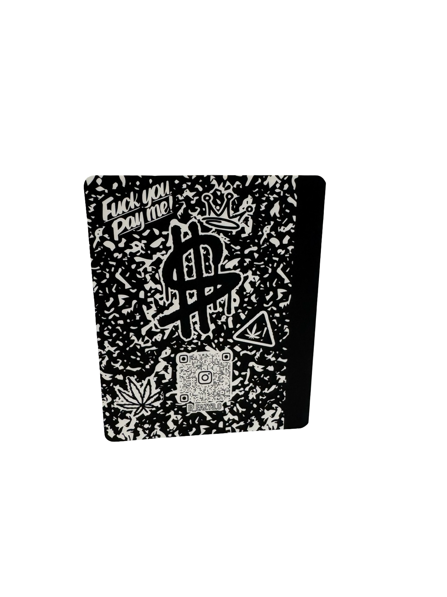 B-Eazy Composition Book 3.5g Mylar Bag B-Eazy Buds back