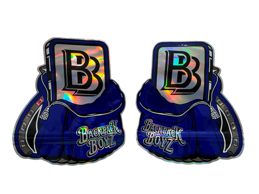 Backpack Boyz (blue) Mylar Bags 3.5g Backpack Boyz