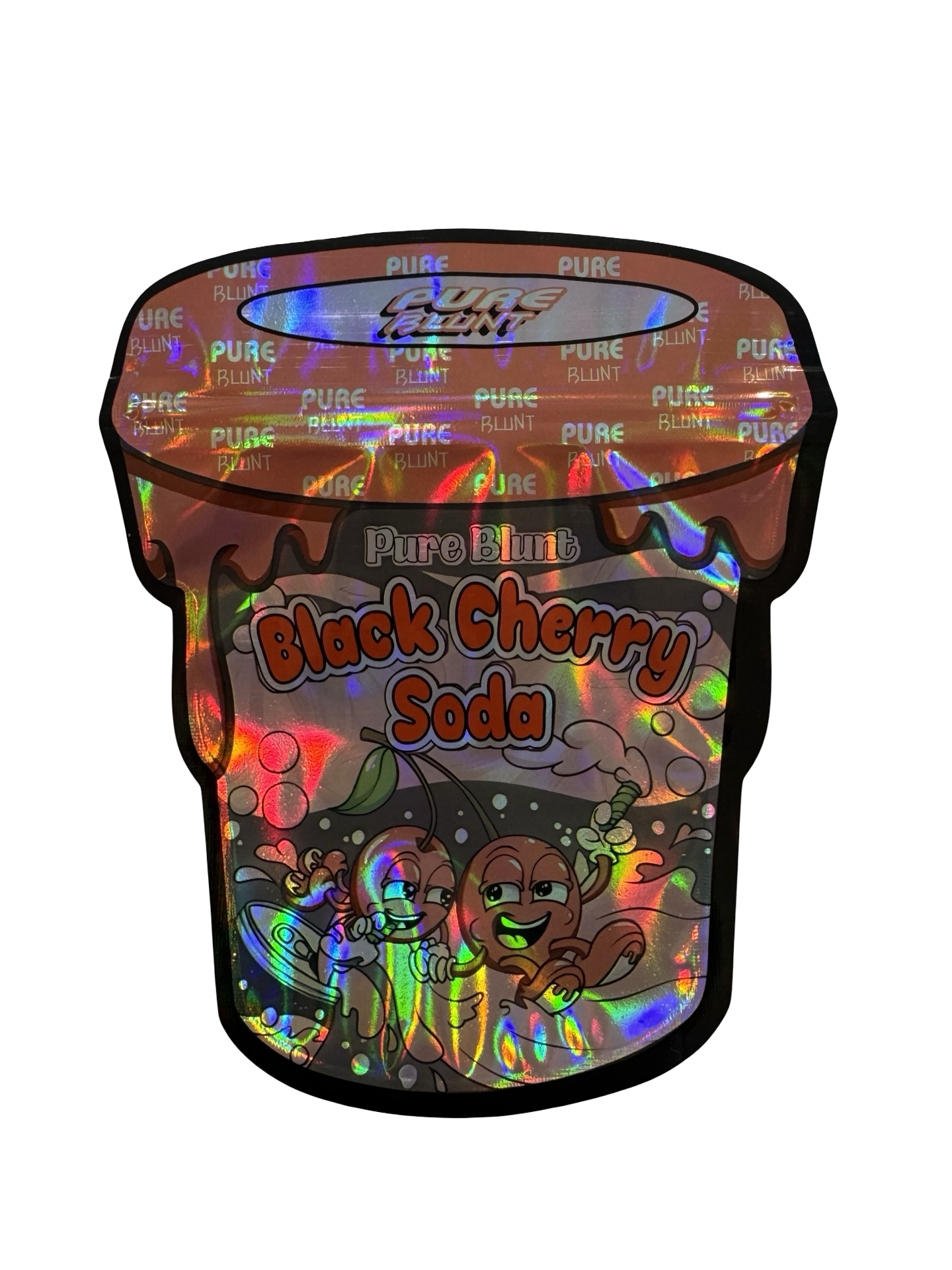 Black Cherry Soda Mylar Bags 3.5g Pure Blunt