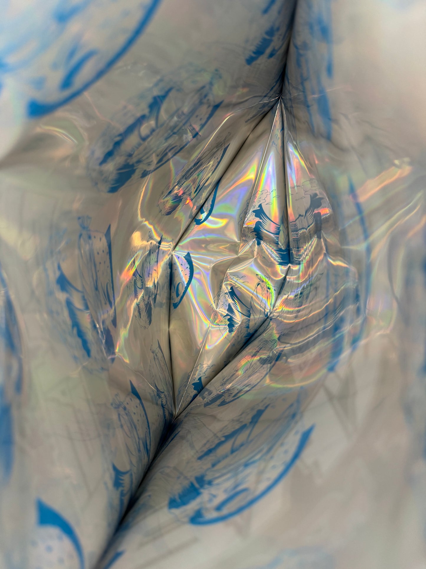 Blue Zushi Mylar Bags 1 lb (Pound) The Ten Co interior