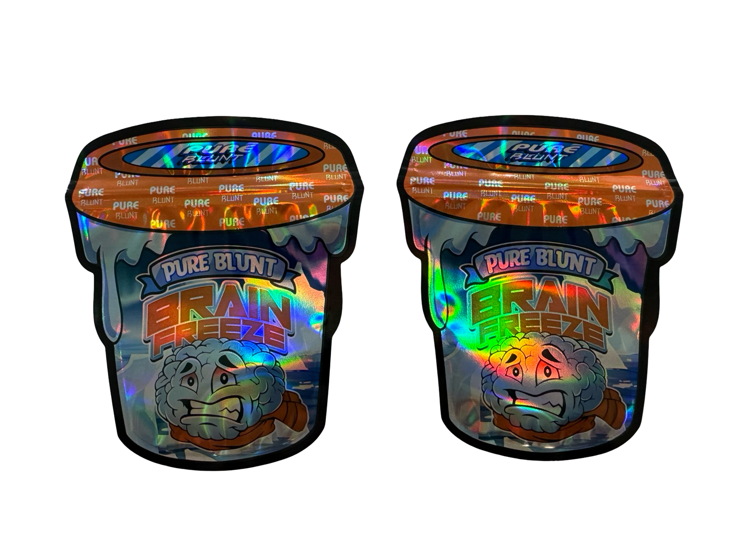 Brain Freeze Mylar Bags 3.5g Pure Blunt