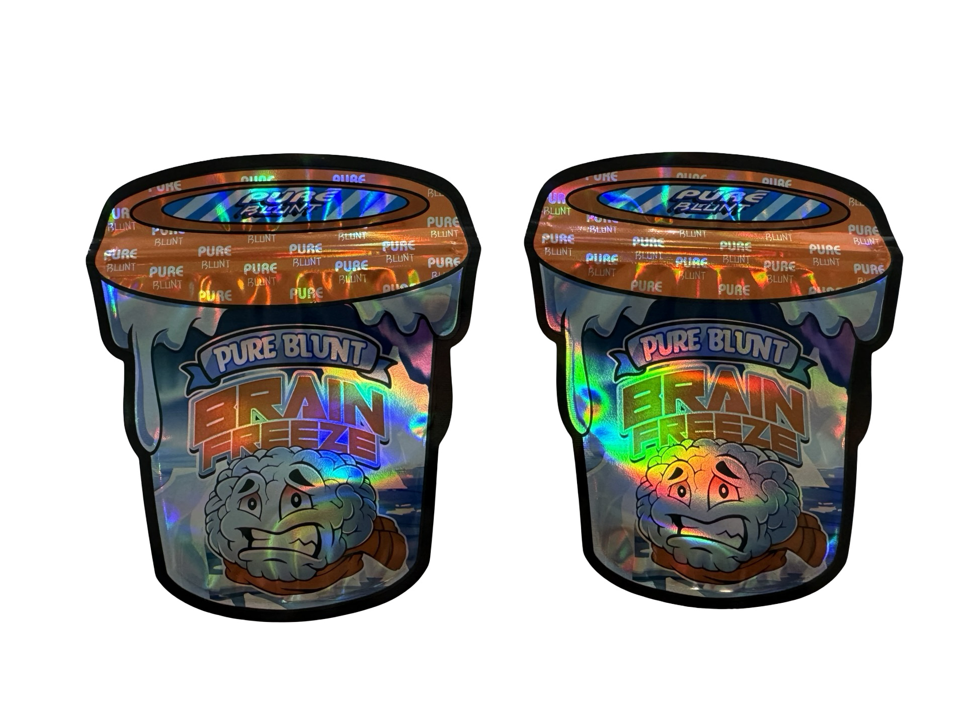 Brain Freeze Mylar Bags 3.5g Pure Blunt
