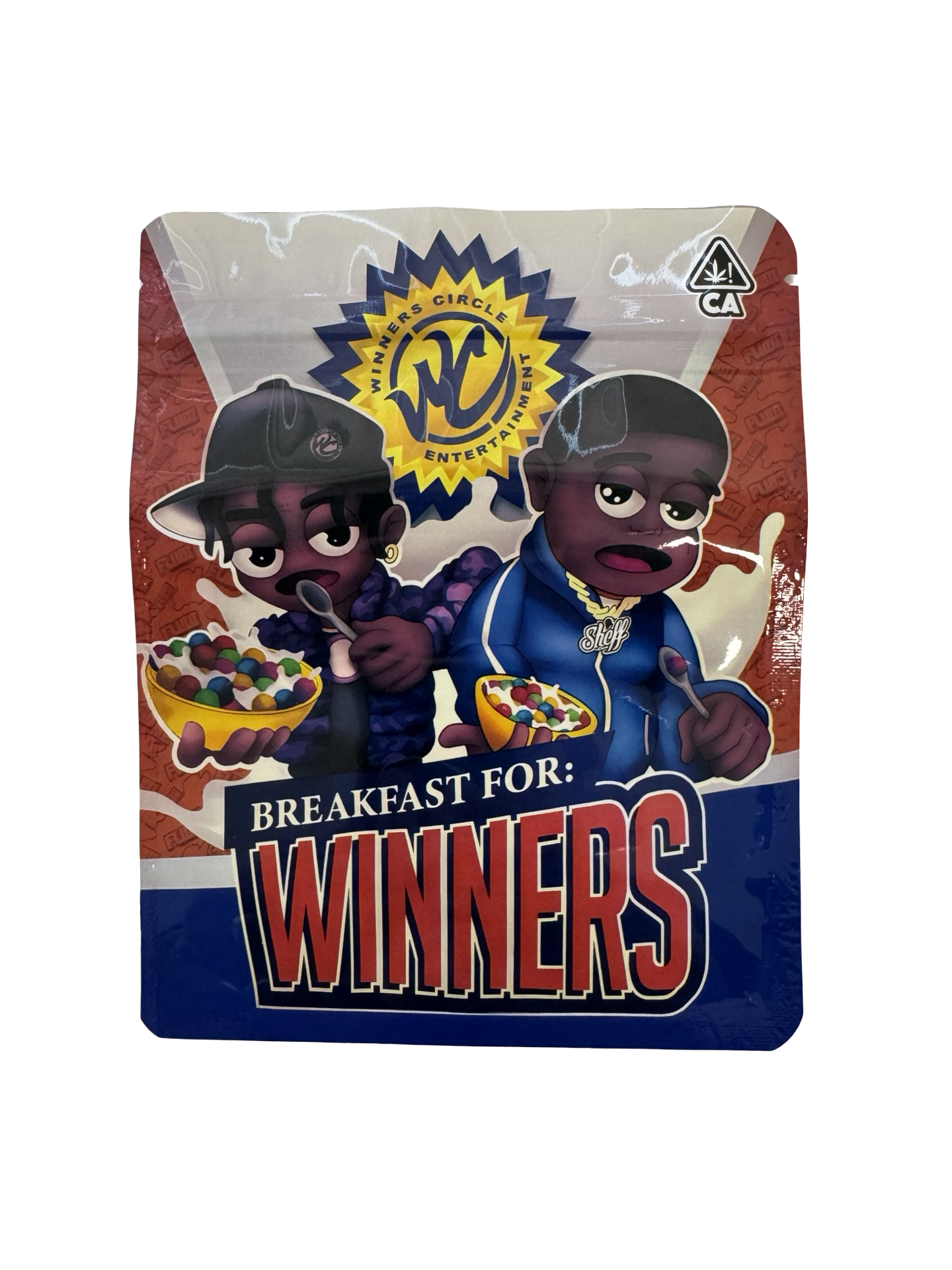 Breakfast for Winners 3.5g to 7g Mylar Bags High Volume front